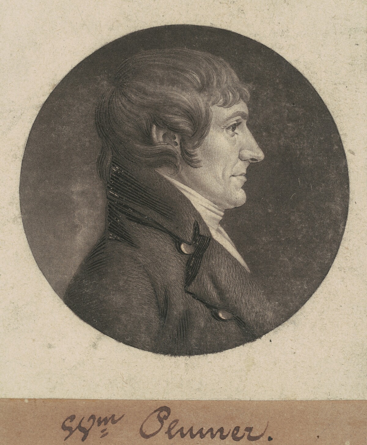 William Plumer by Charles B. J. Févret de Saint-Mémin
