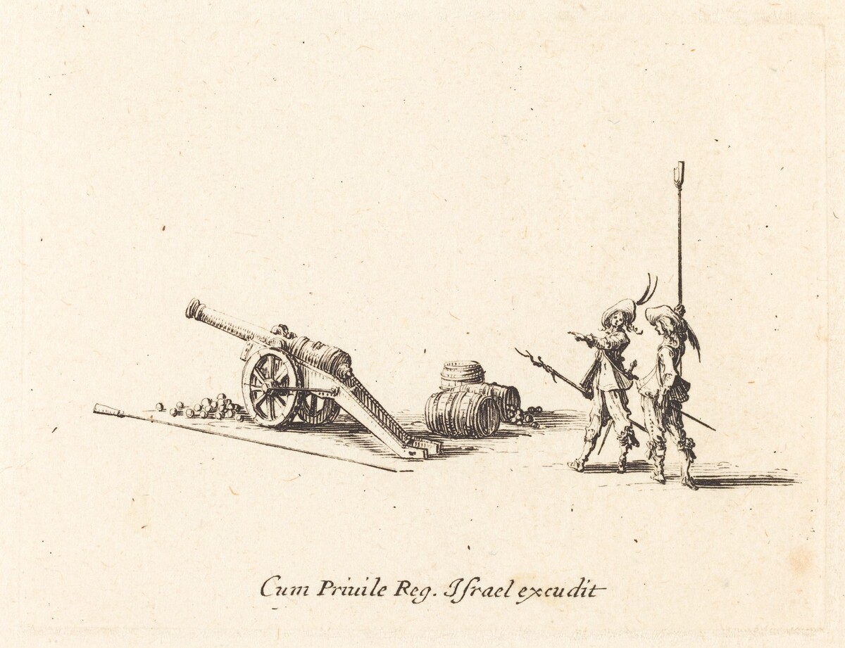 Preparing to Fire the Cannon by Jacques Callot