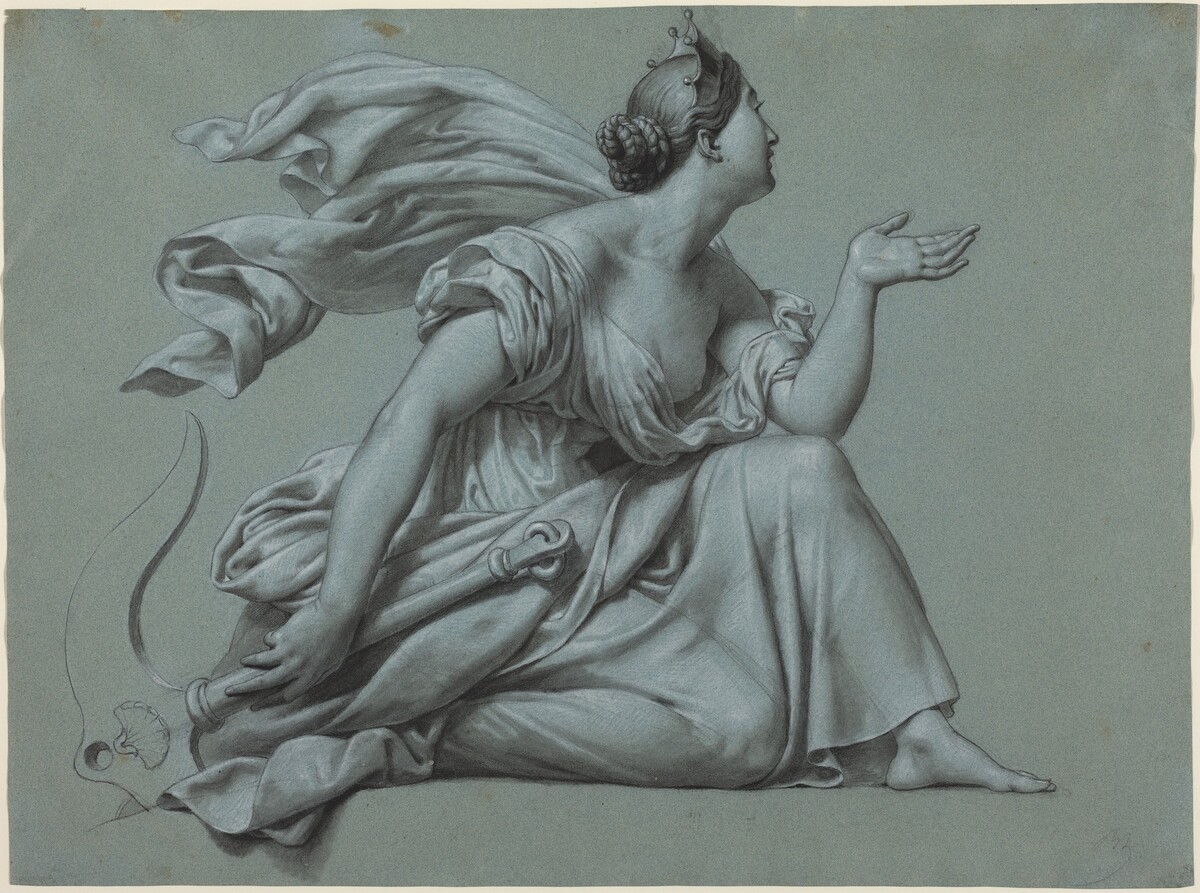 Hope with Her Anchor by Merry-Joseph Blondel