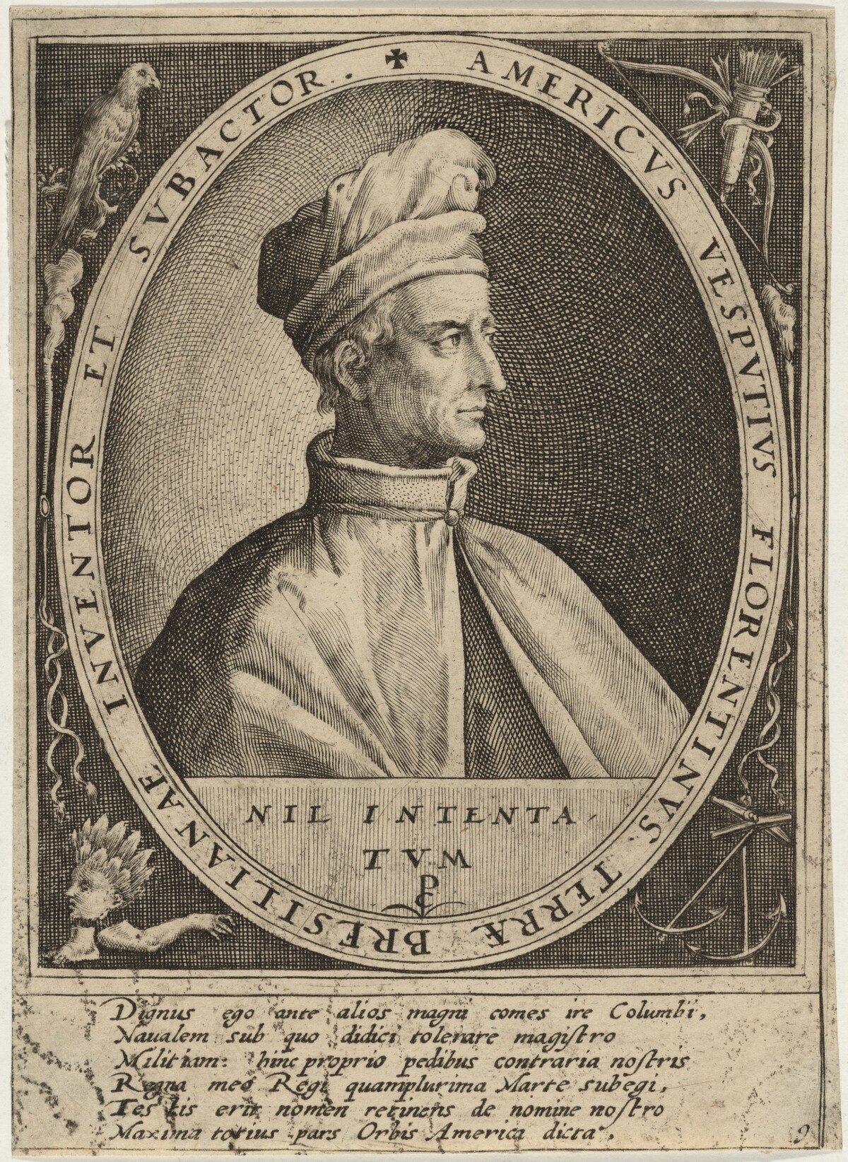 Amerigo Vespucci by Crispijn de Passe I