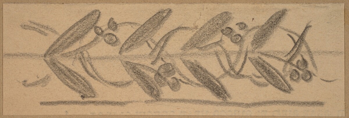 Study for a Border Design by Charles Sprague Pearce