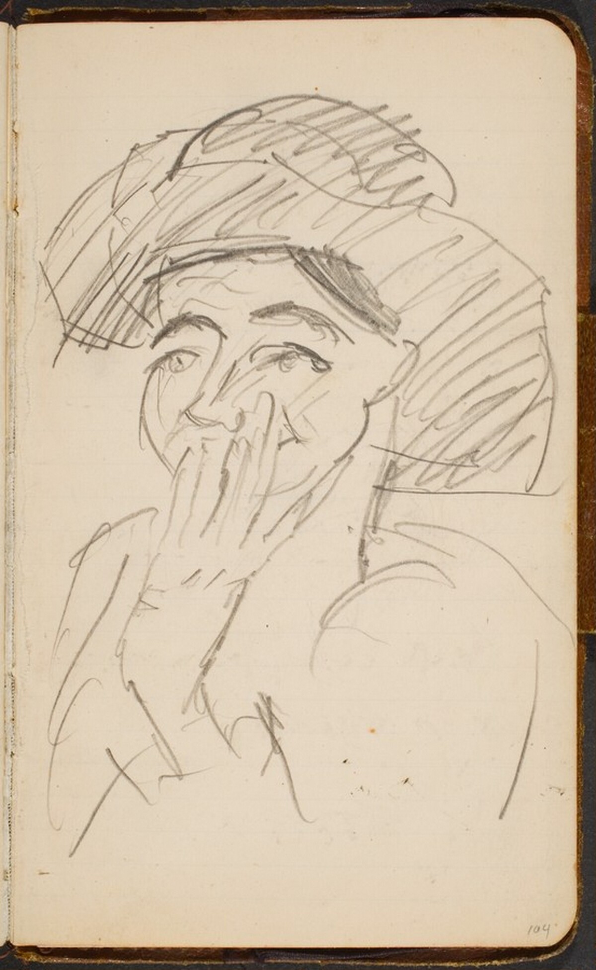 Frau mit Hut (Woman with a Hat) [p. 104] by Max Beckmann