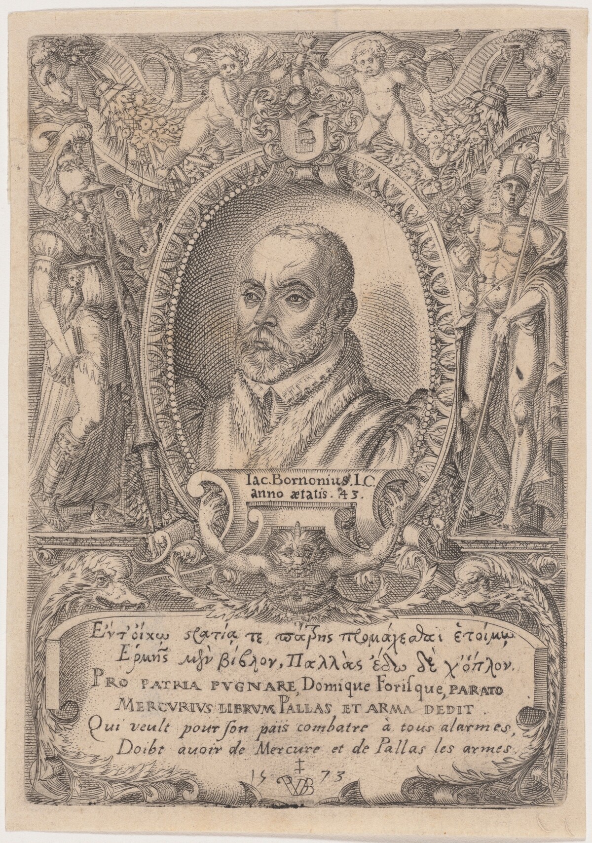 Jacob Bornonius by Attributed to Pieter van den Berge