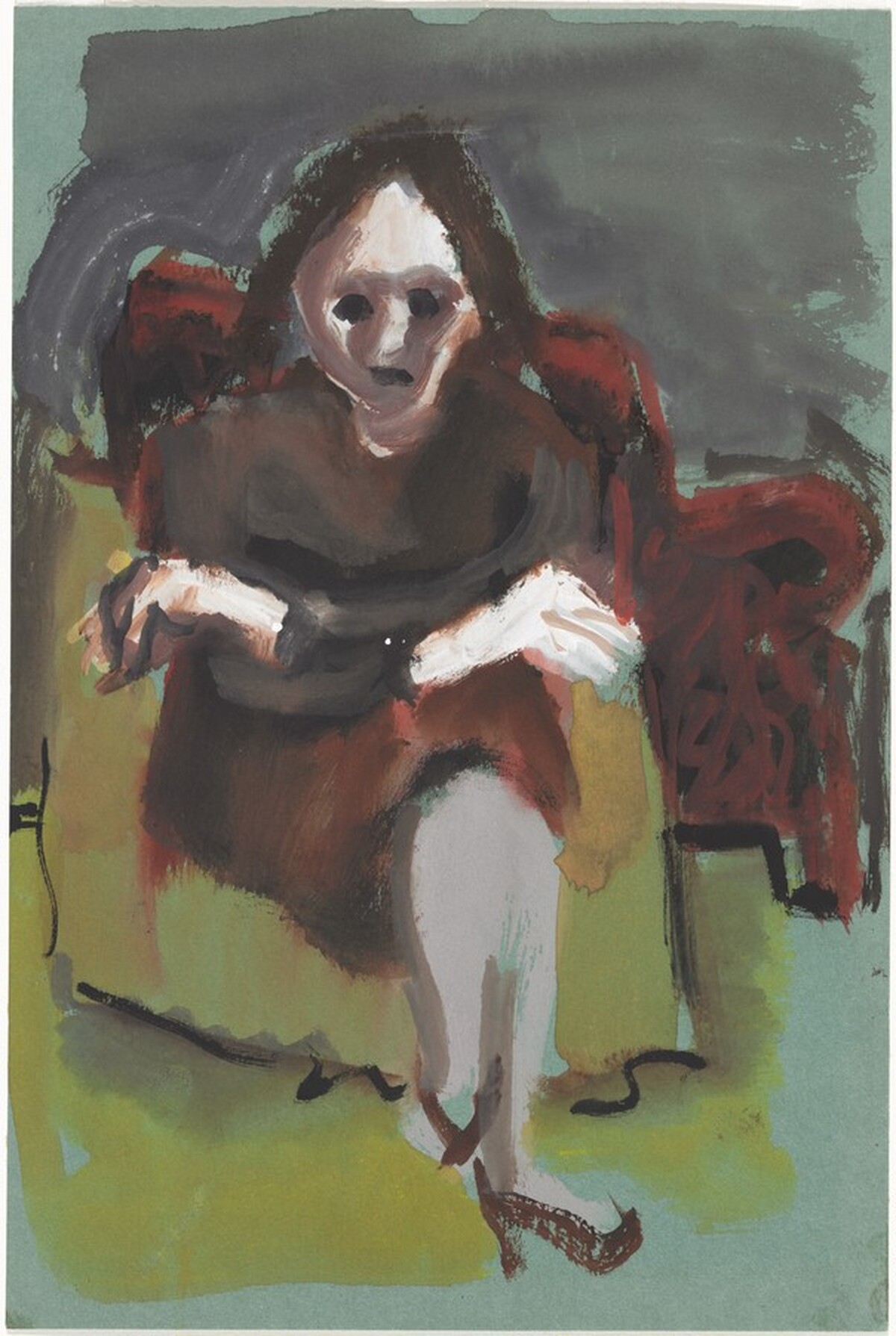 Untitled (woman in armchair) by Mark Rothko