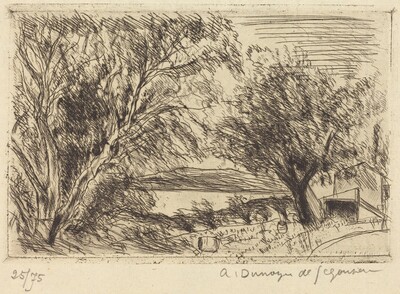 Saint-Tropez, la ferme a l'aire (petite planche)