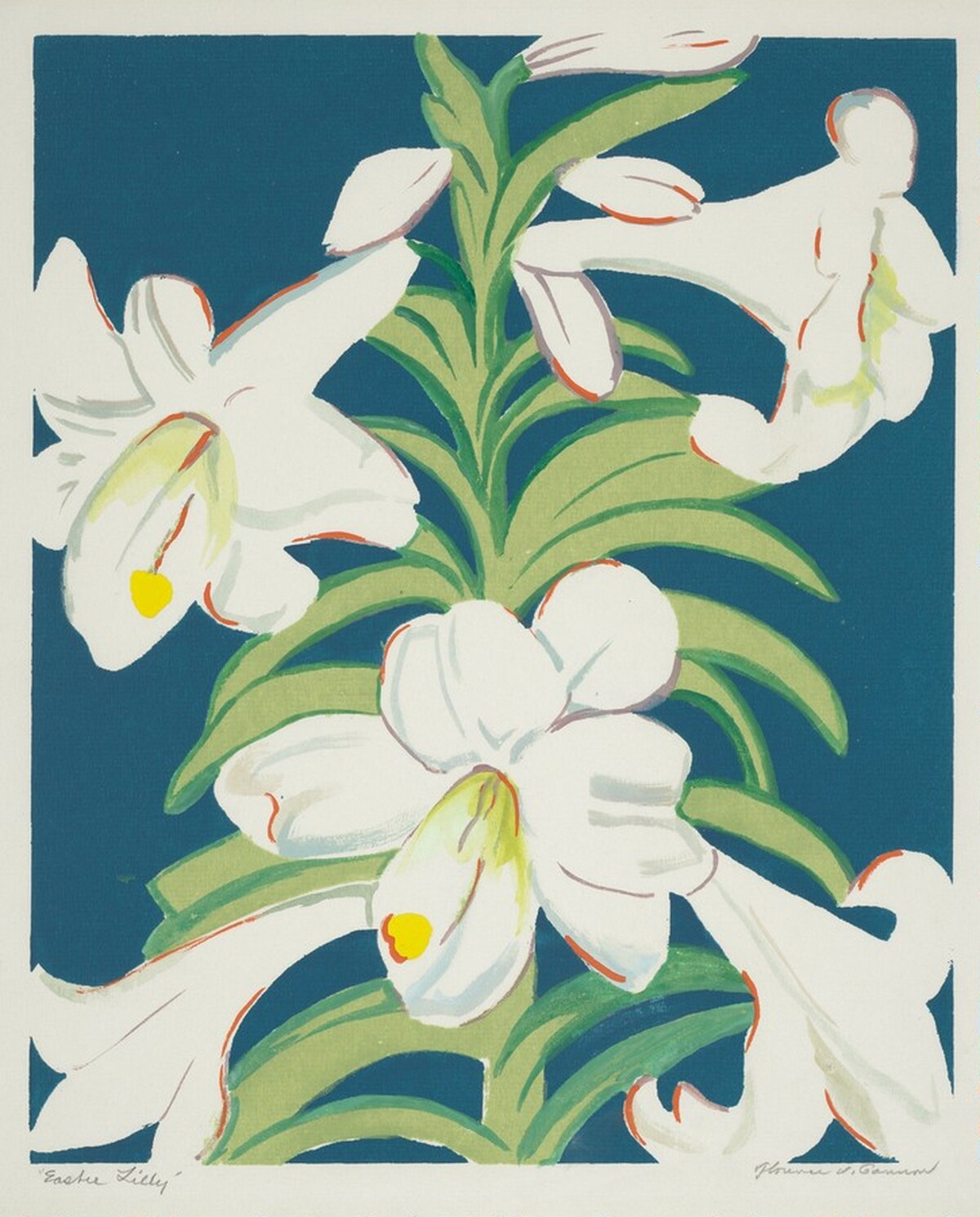 Easter Lily by Florence V. Cannon