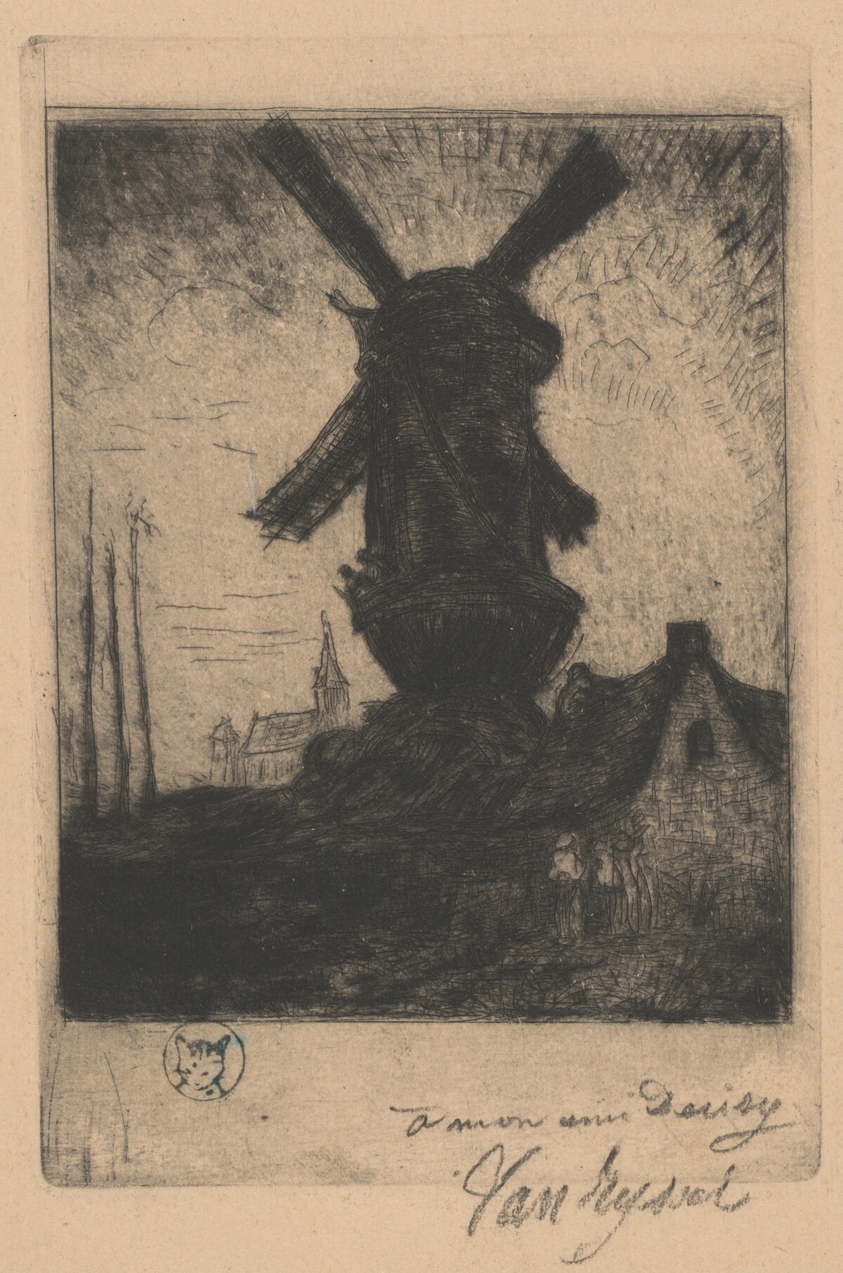 North Windmill in the Creuse Valley by Paul-Ferdinand Gachet