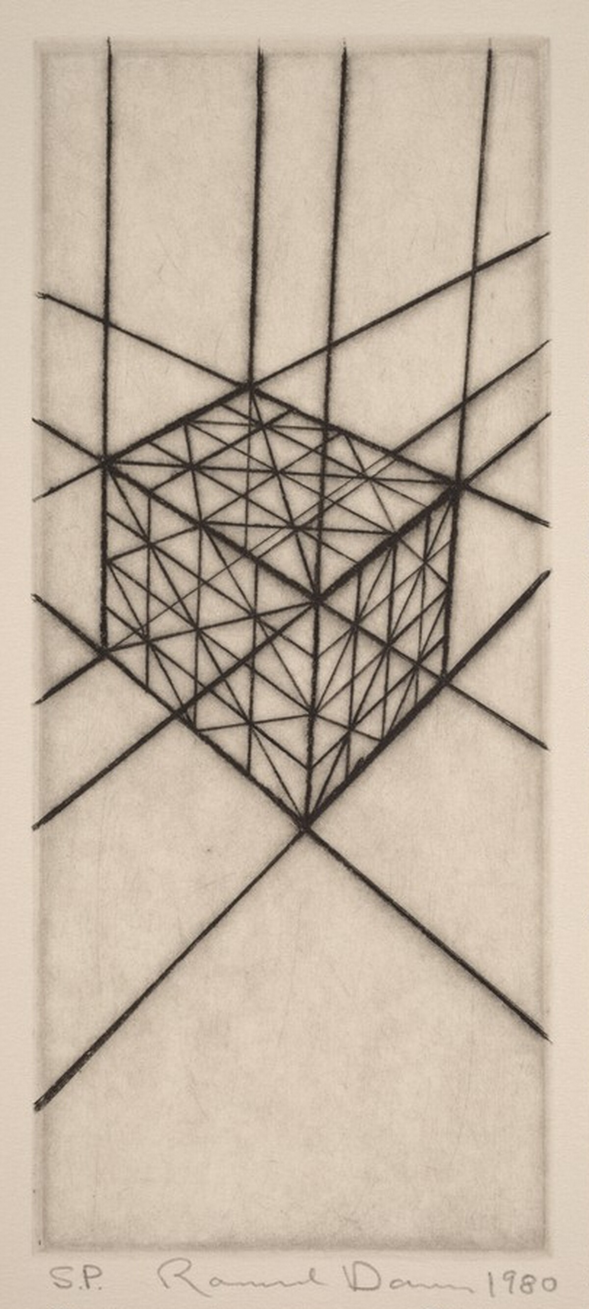 Drypoint Beta [special proof] by Ronald Davis