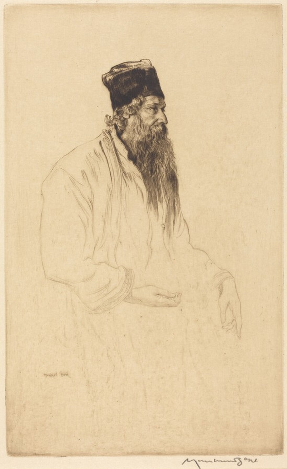 Rabindranath Tagore by Sir Muirhead Bone