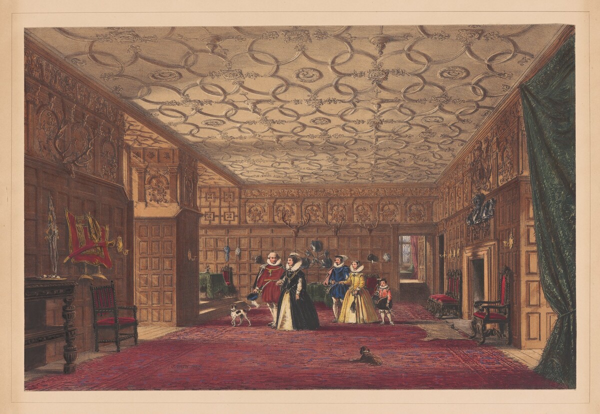 The Hall, Levens, Westmorland by Joseph Nash