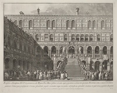 The Doge Crowned on the Scala dei Giganti of the Ducal Palace