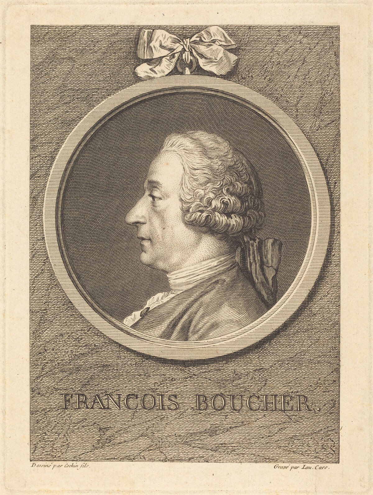 Francois Boucher by Laurent Cars after Charles-Nicolas Cochin I