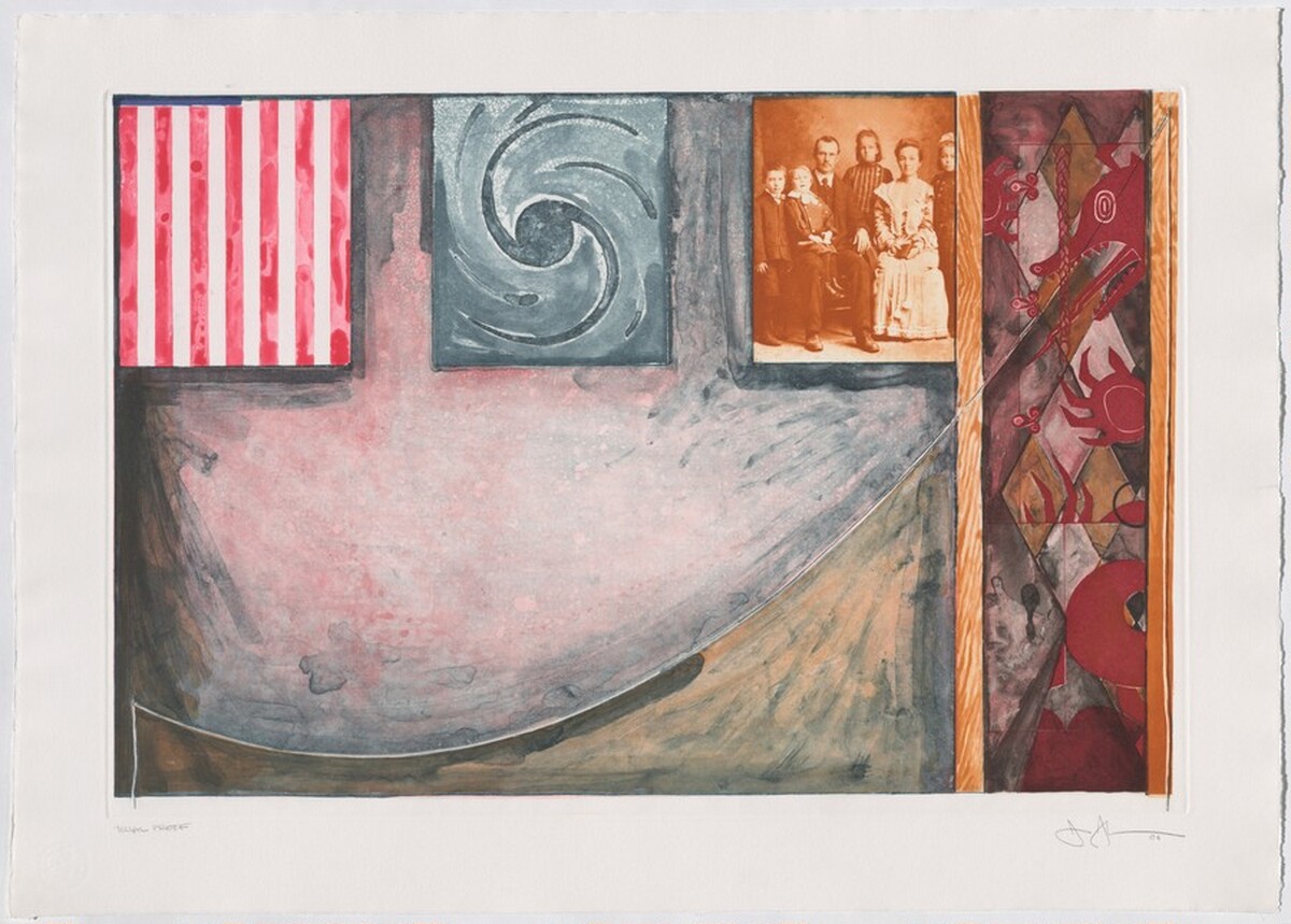 Untitled [trial proof] by Jasper Johns