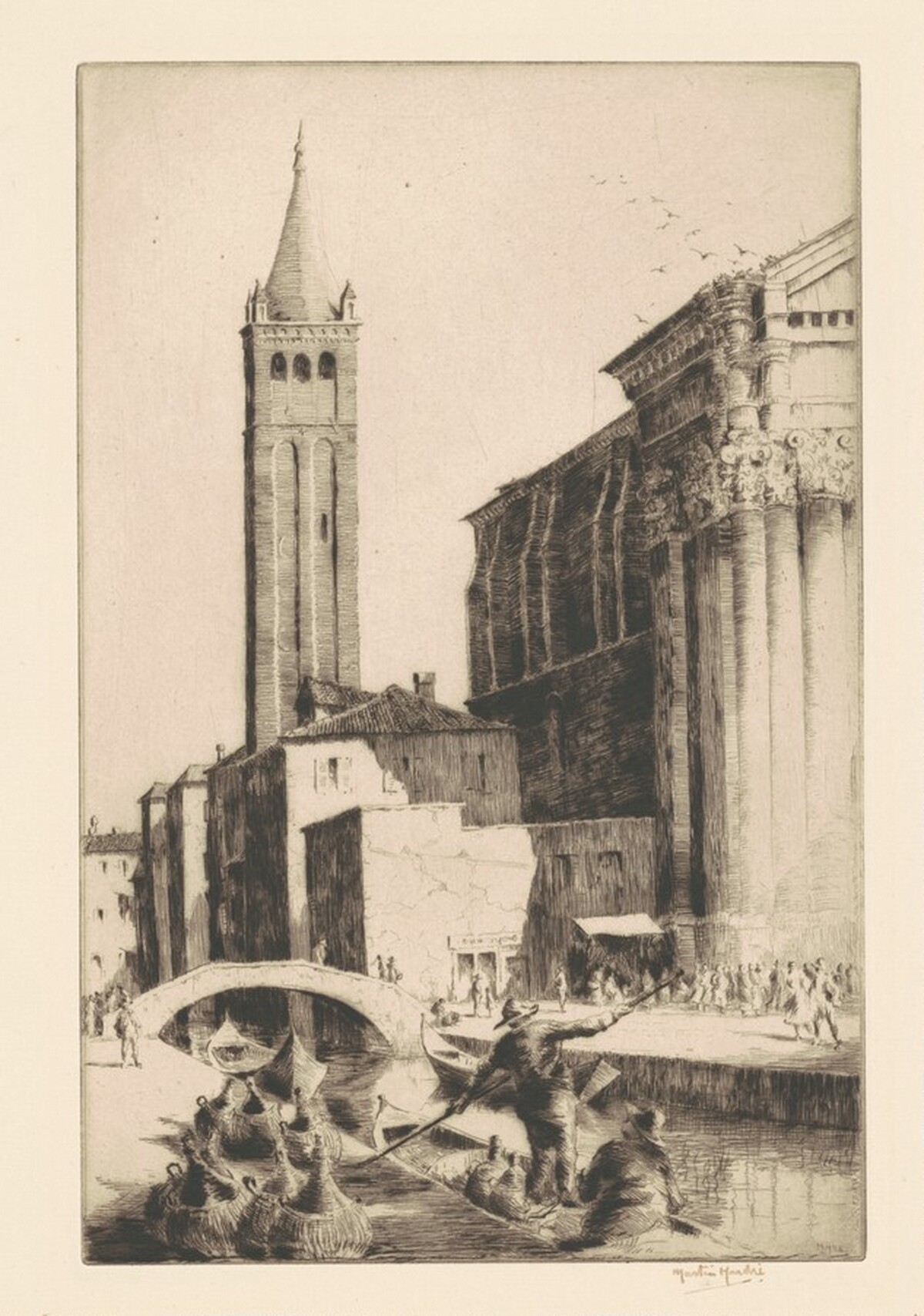 San Barnaba, Venice by Martin Hardie
