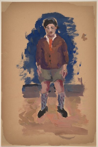 Young Boy Standing [recto]