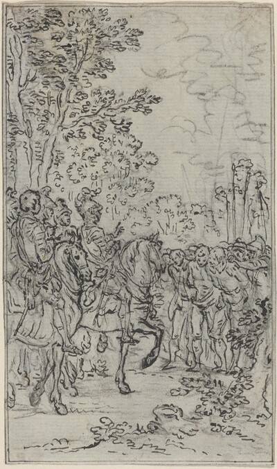 Captives before a Commander