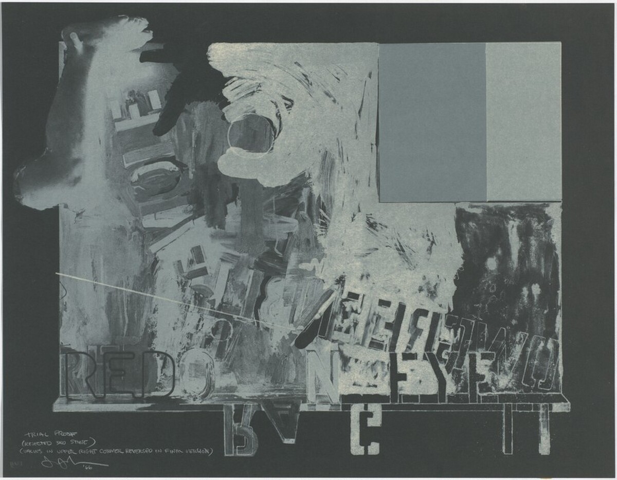 Passage II [trial proof] by Jasper Johns