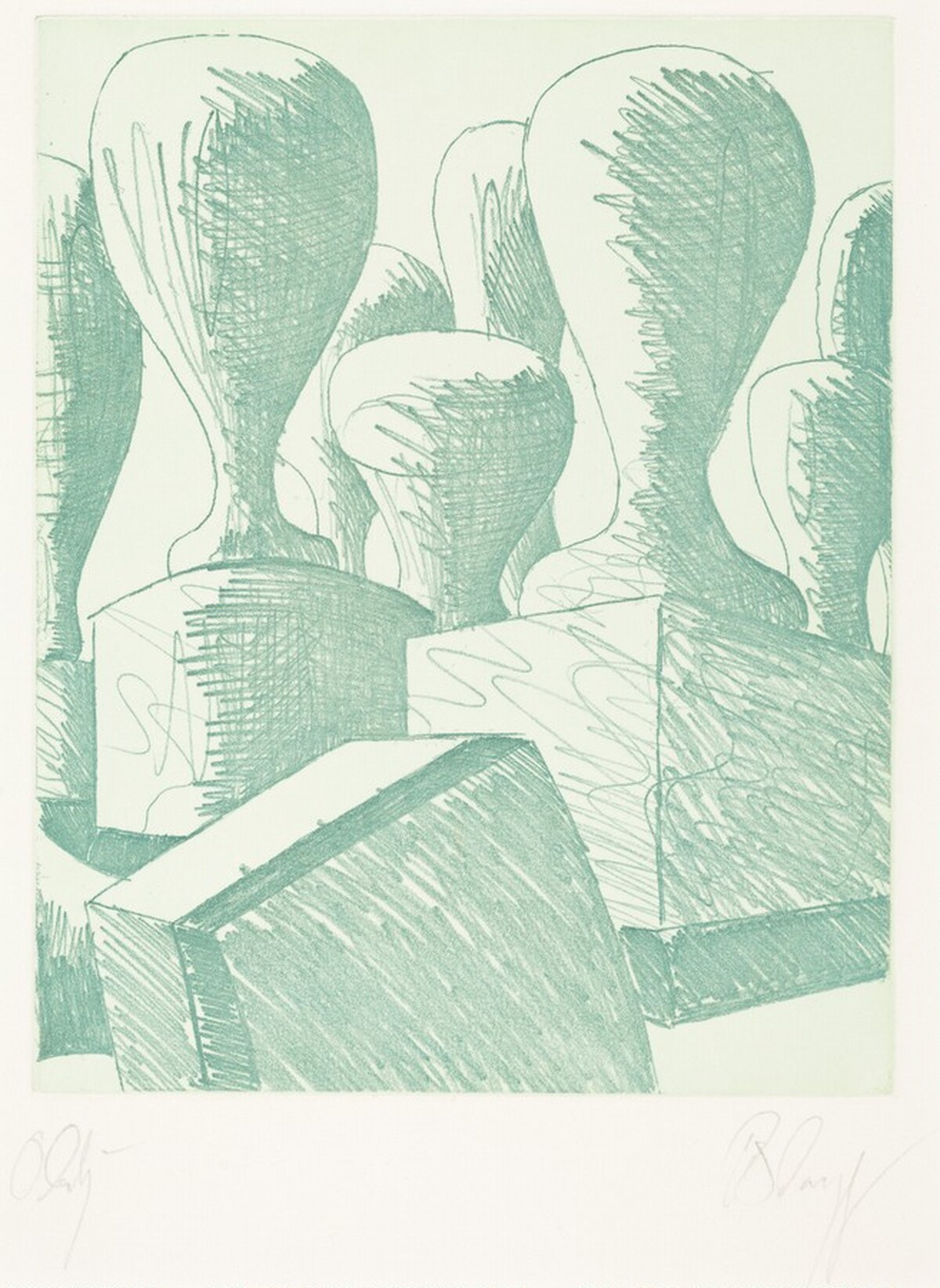 Suburbs (Softground Series) I by Tony Cragg
