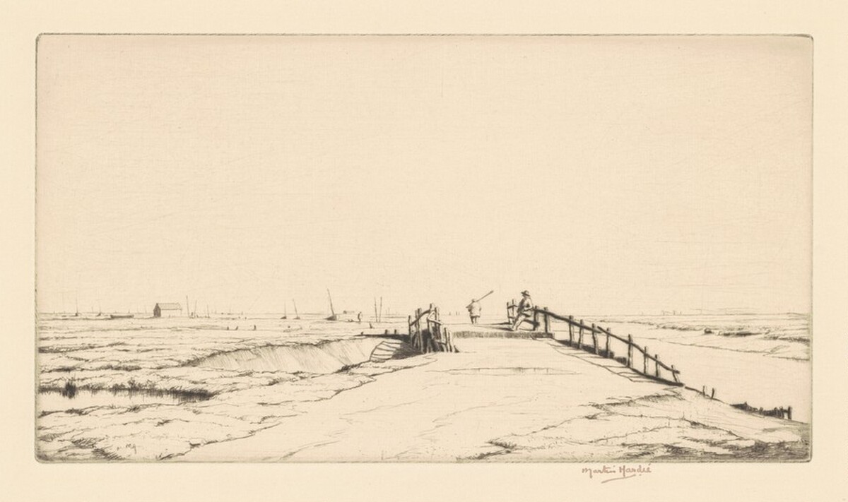 The Bridge, Blakeney by Martin Hardie