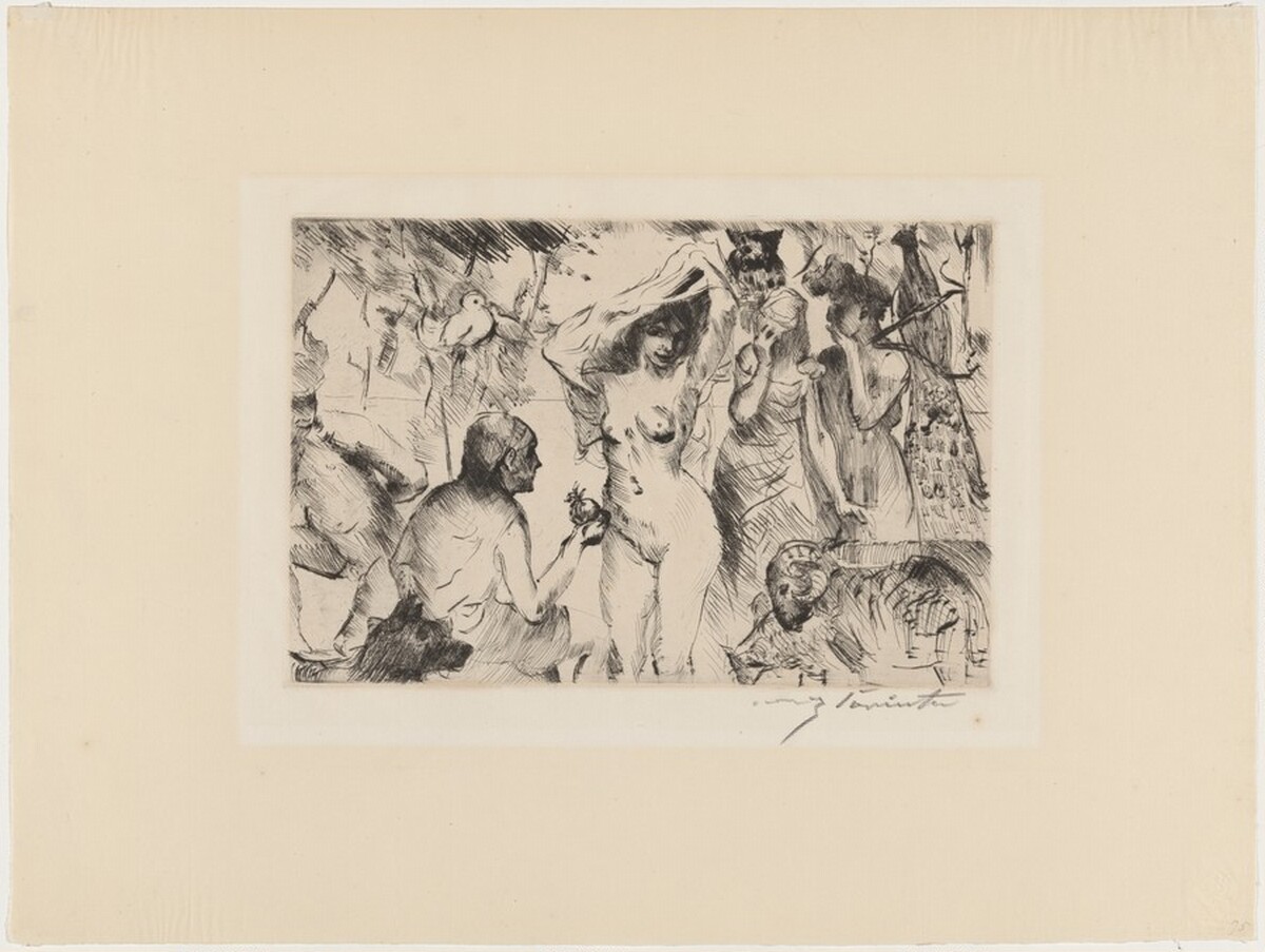 Das Urteil des Paris by Lovis Corinth