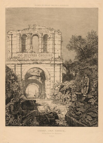 Ruines du Palais Gallien à Bordeaux