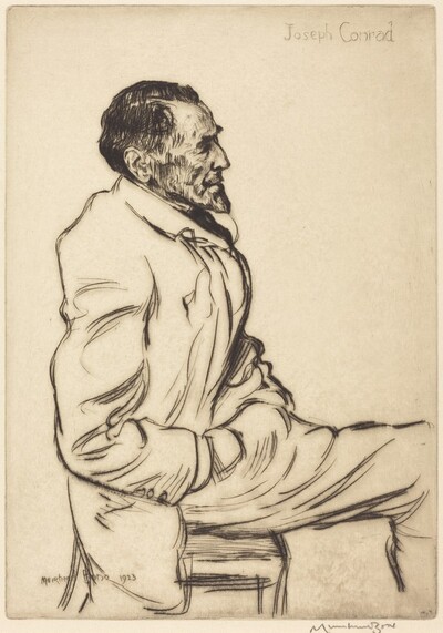 Joseph Conrad Listening to Music
