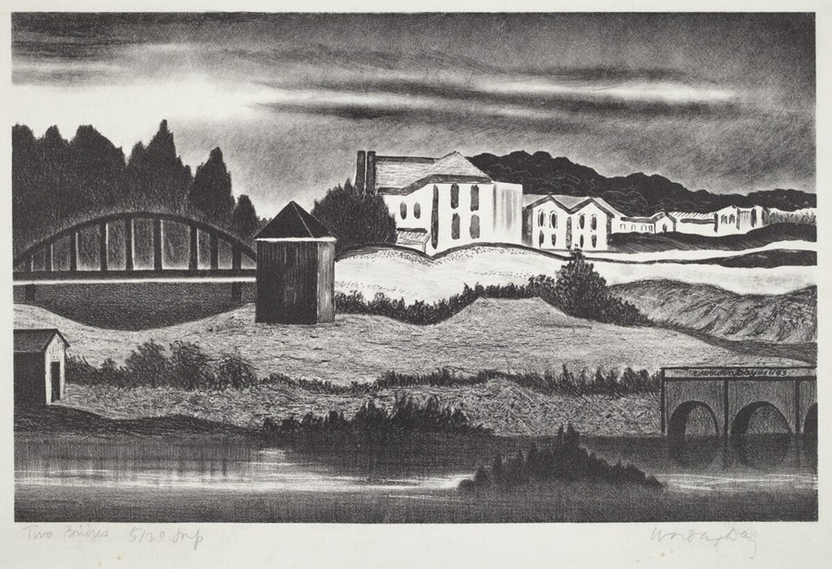 Two Bridges by Worden Day