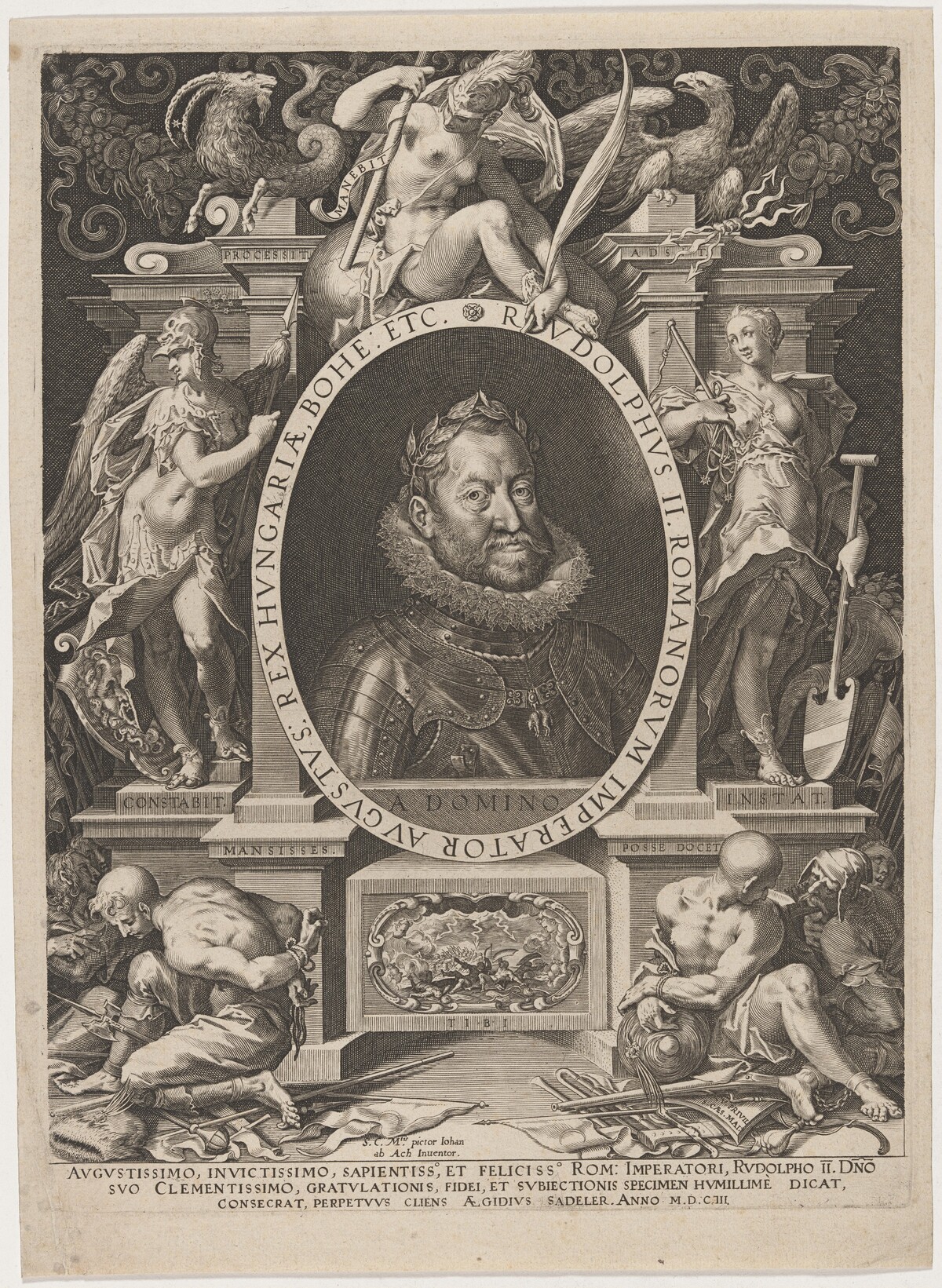 Emperor Rudolph II by Aegidius Sadeler II