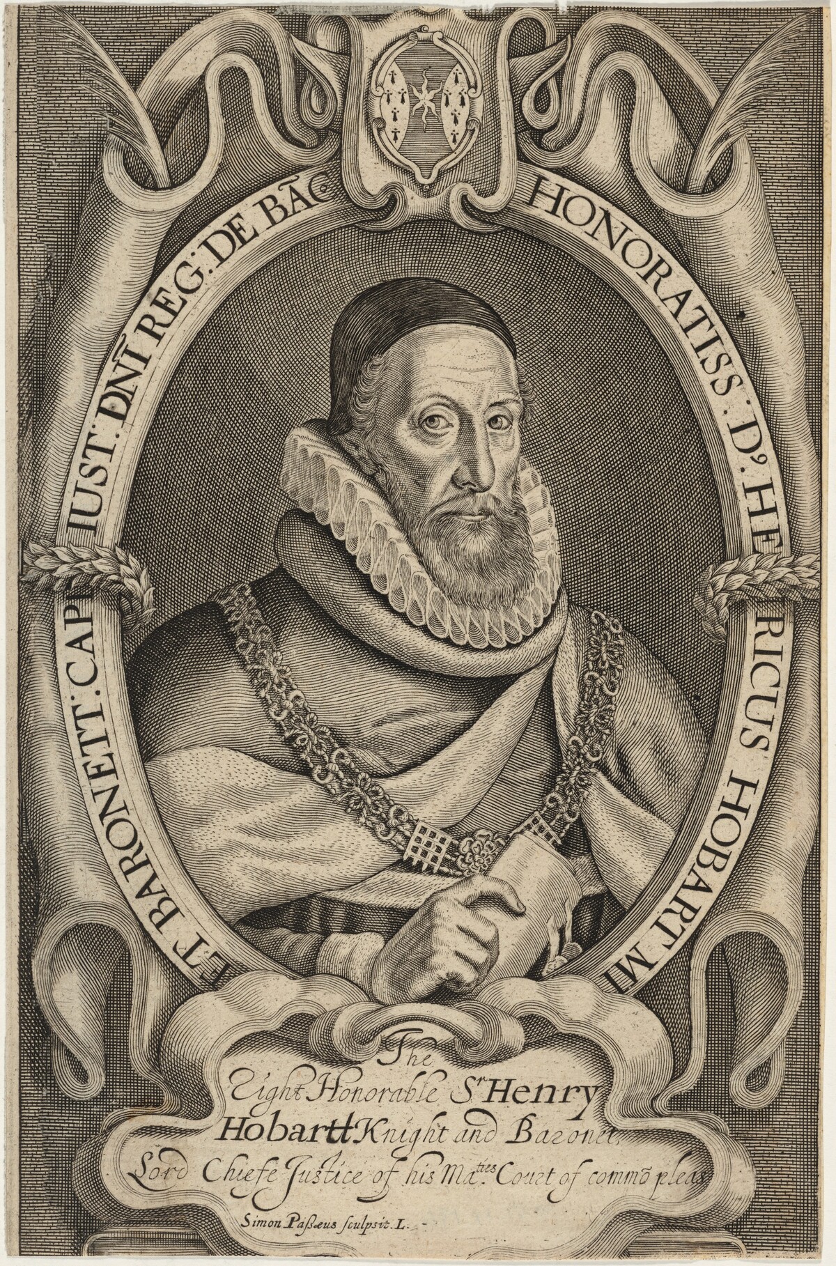 Sir Henry Hobart by Simon de Passe