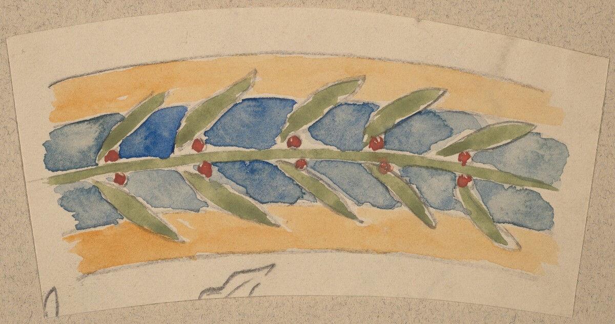 Study for a Border Design by Charles Sprague Pearce