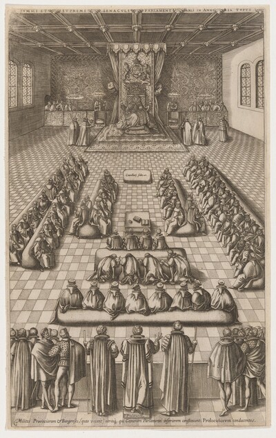Queen Elizabeth in Parliament