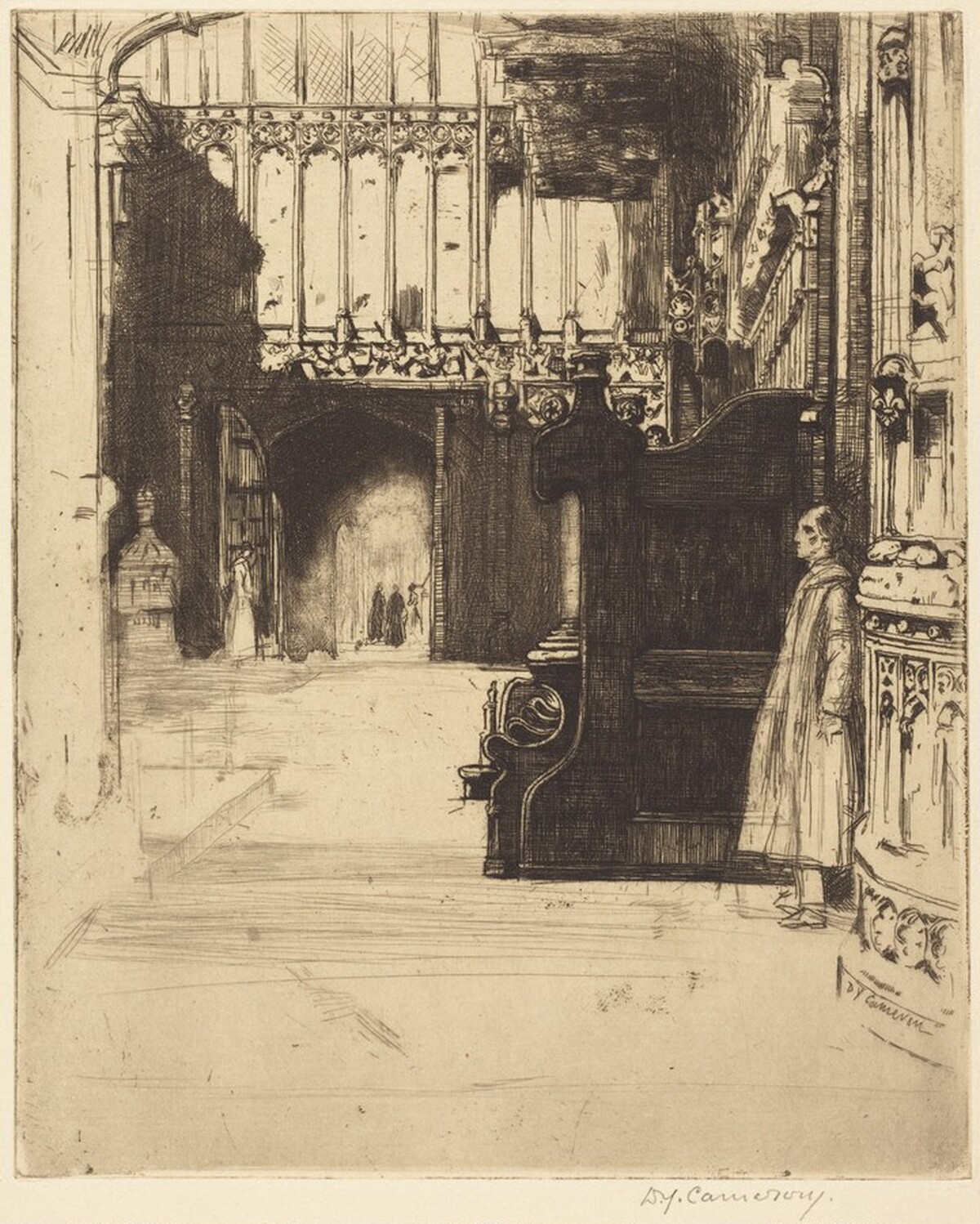 Henry the Seventh's Chapel by David Young Cameron