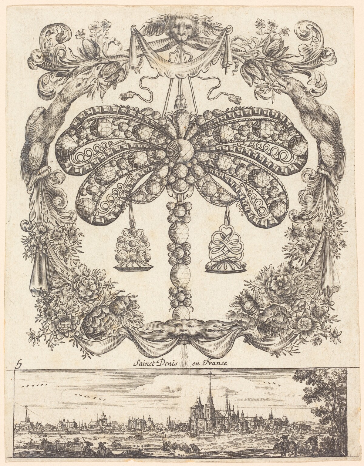 Saint Denis en France by François Le Febvre