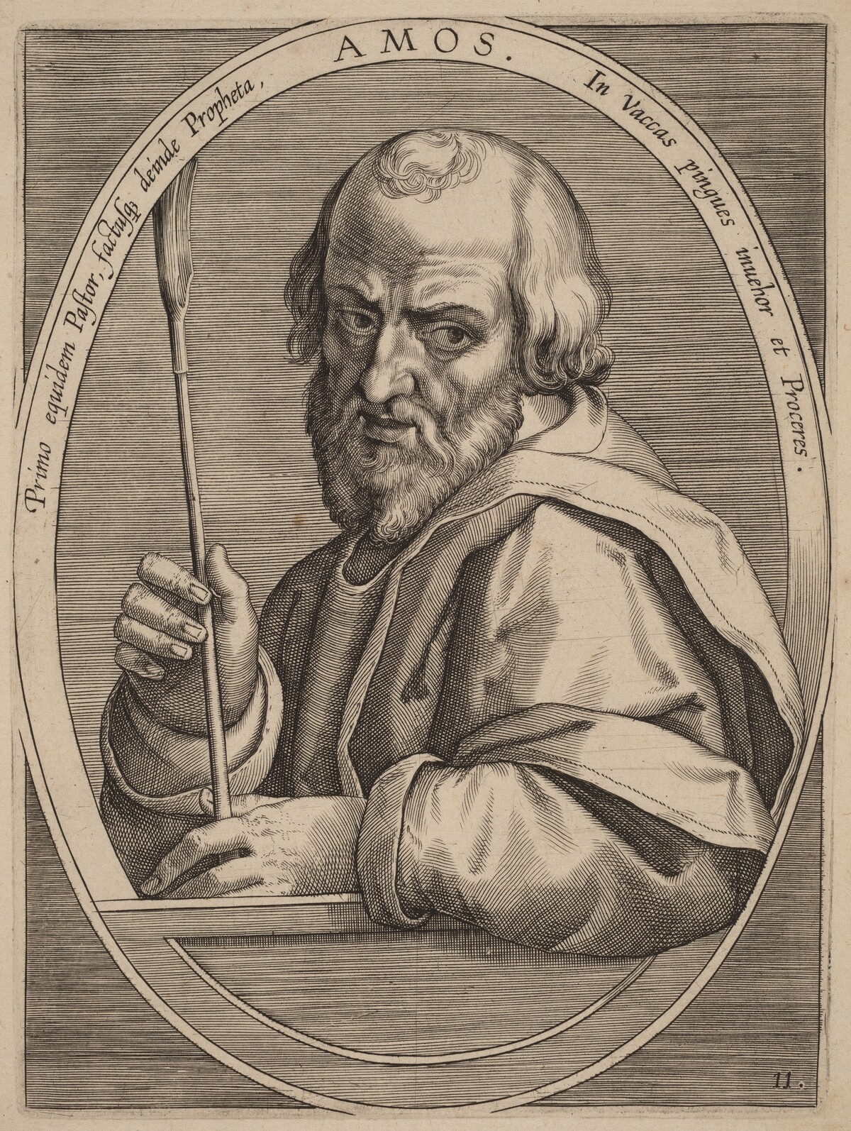 Amos by Theodor Galle after Jan van der Straet