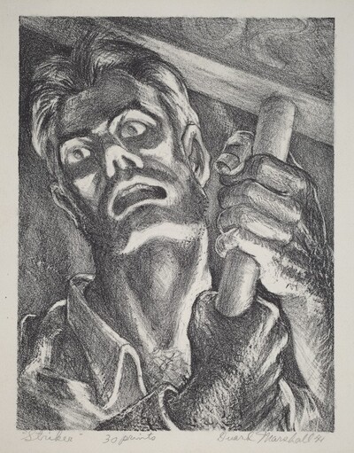 Striker (self-portrait)