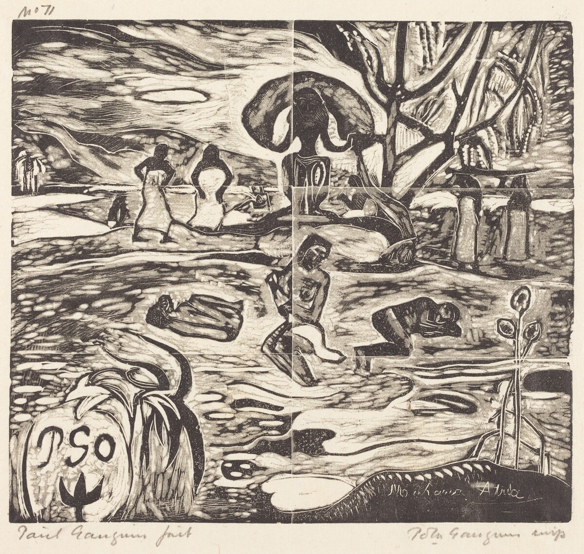 Mahana Atua (Day of the Gods) by Paul Gauguin