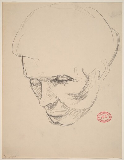 Untitled [head study]