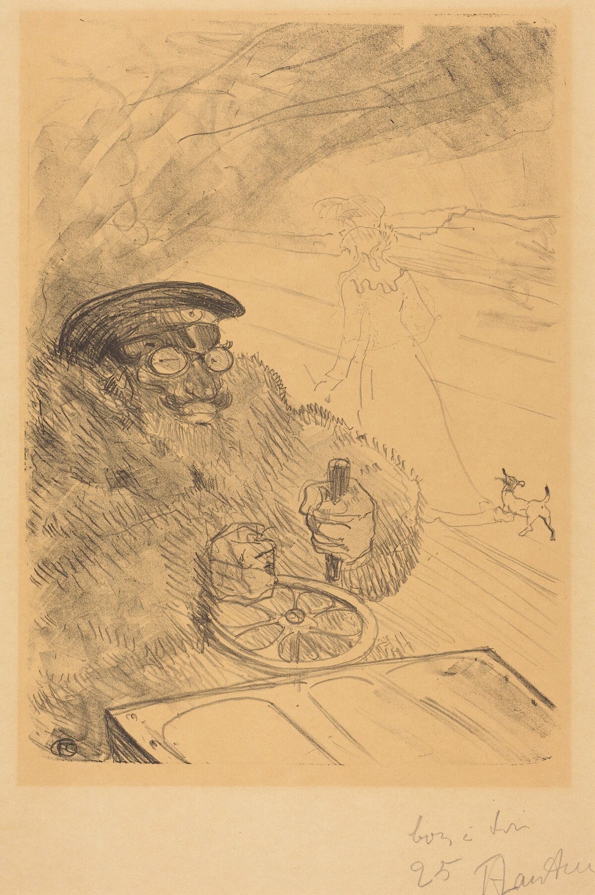 The Motorist (L'automobiliste) by Henri de Toulouse-Lautrec