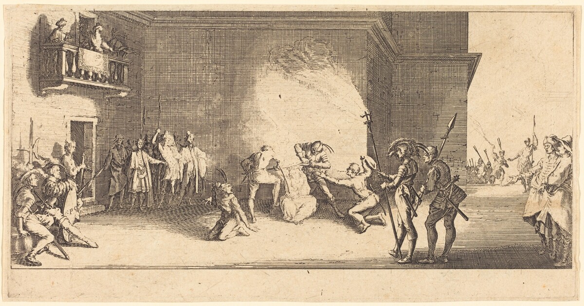 The Crowning with Thorns by Jacques Callot