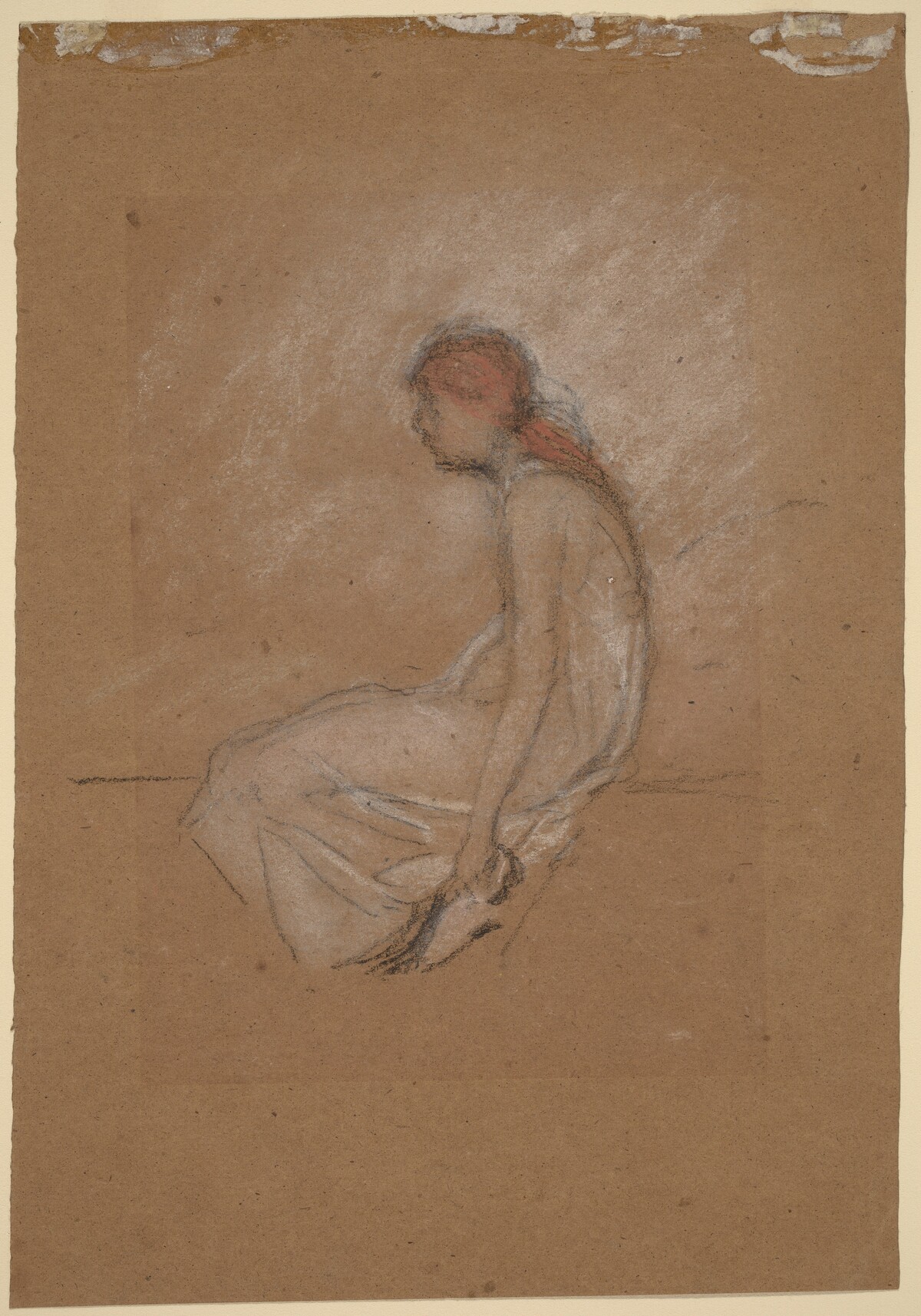 Seated Woman with Red Hair by James McNeill Whistler