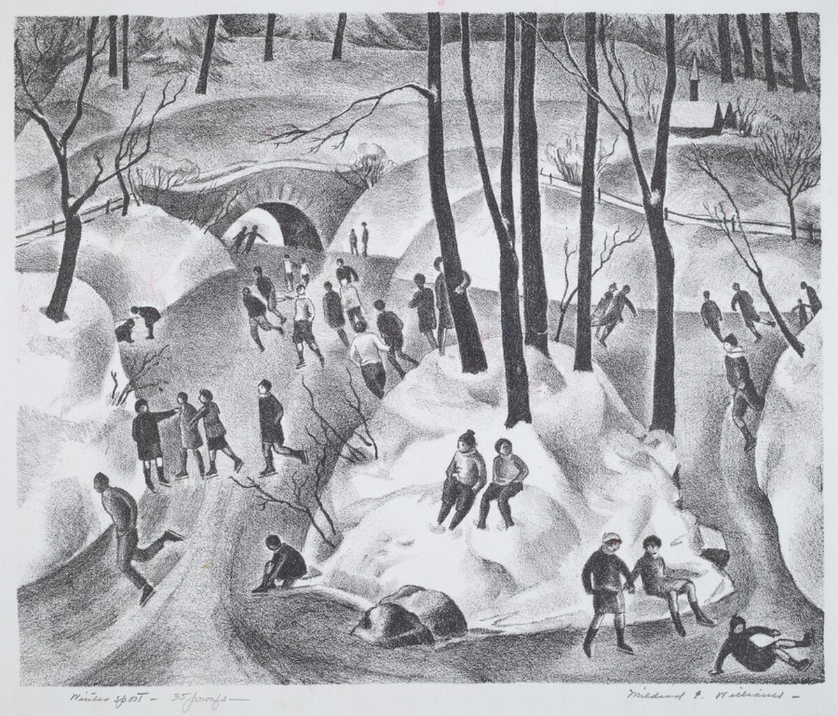 Winter Sport by Mildred Emerson Williams