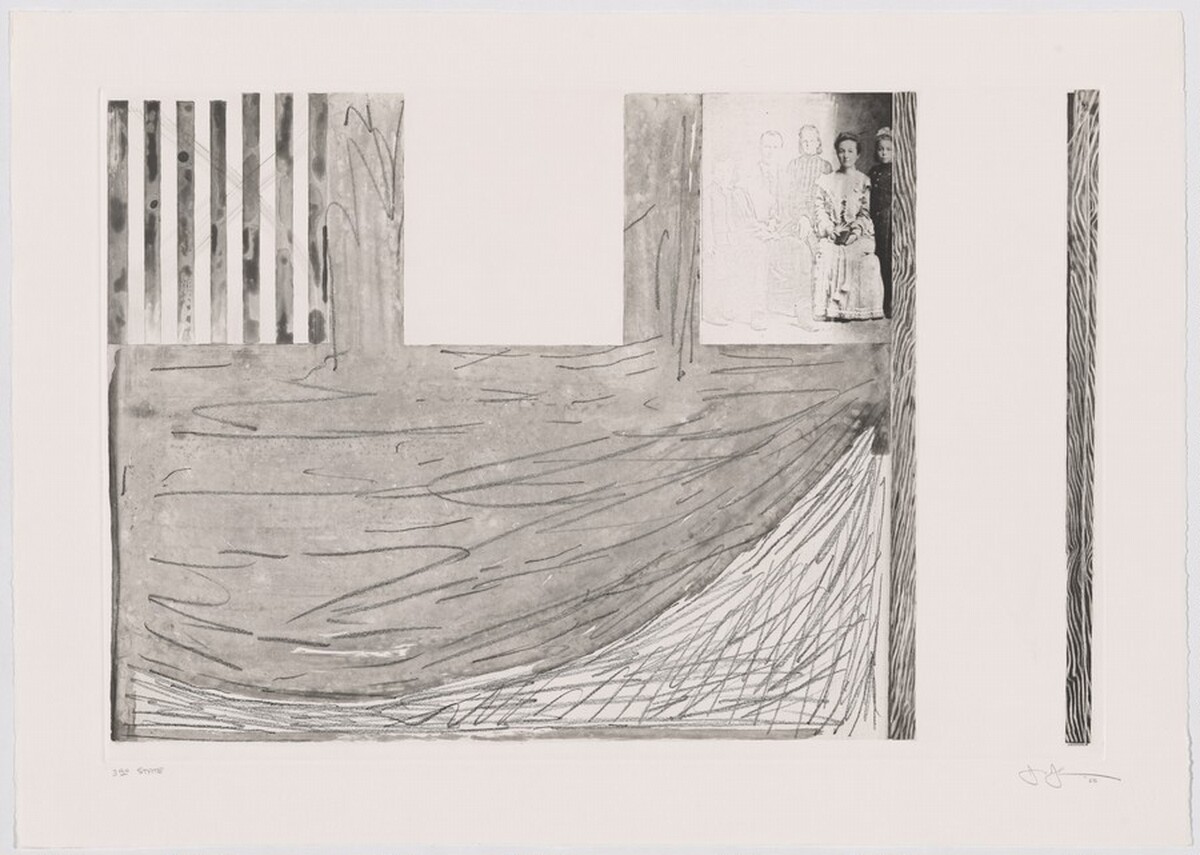 Untitled [state proof of 3rd state] by Jasper Johns