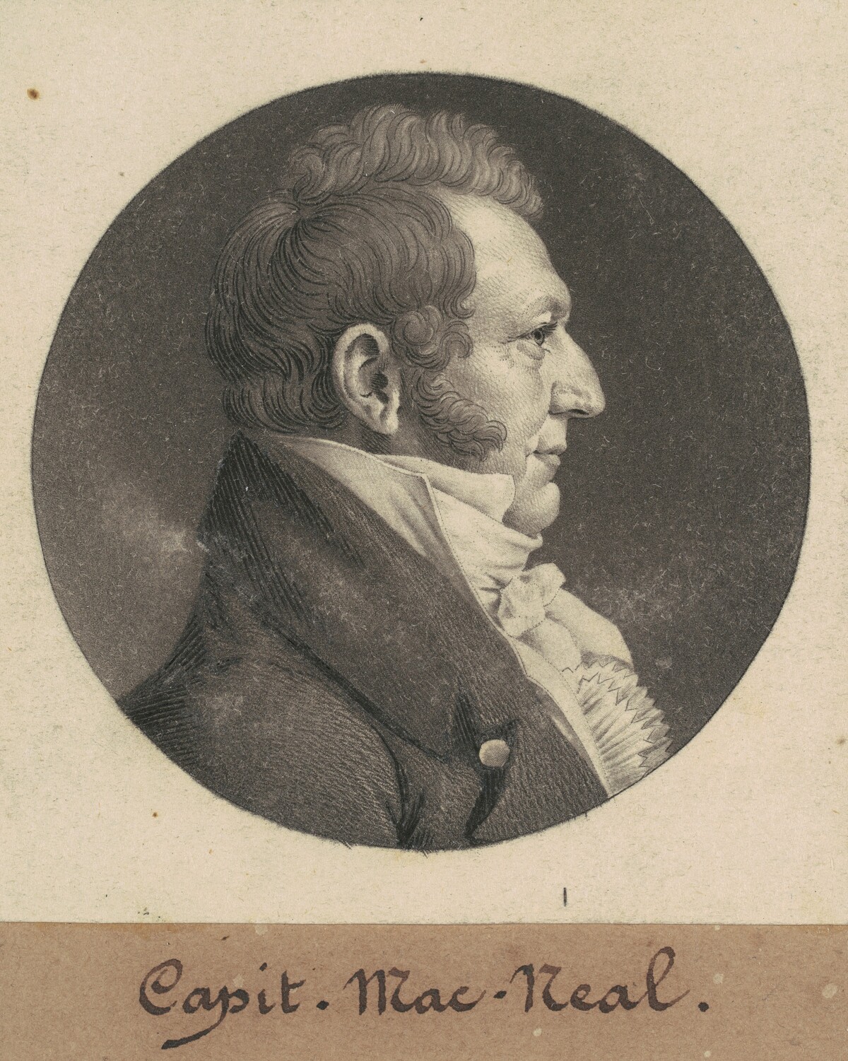 Neil McNeill by Charles B. J. Févret de Saint-Mémin