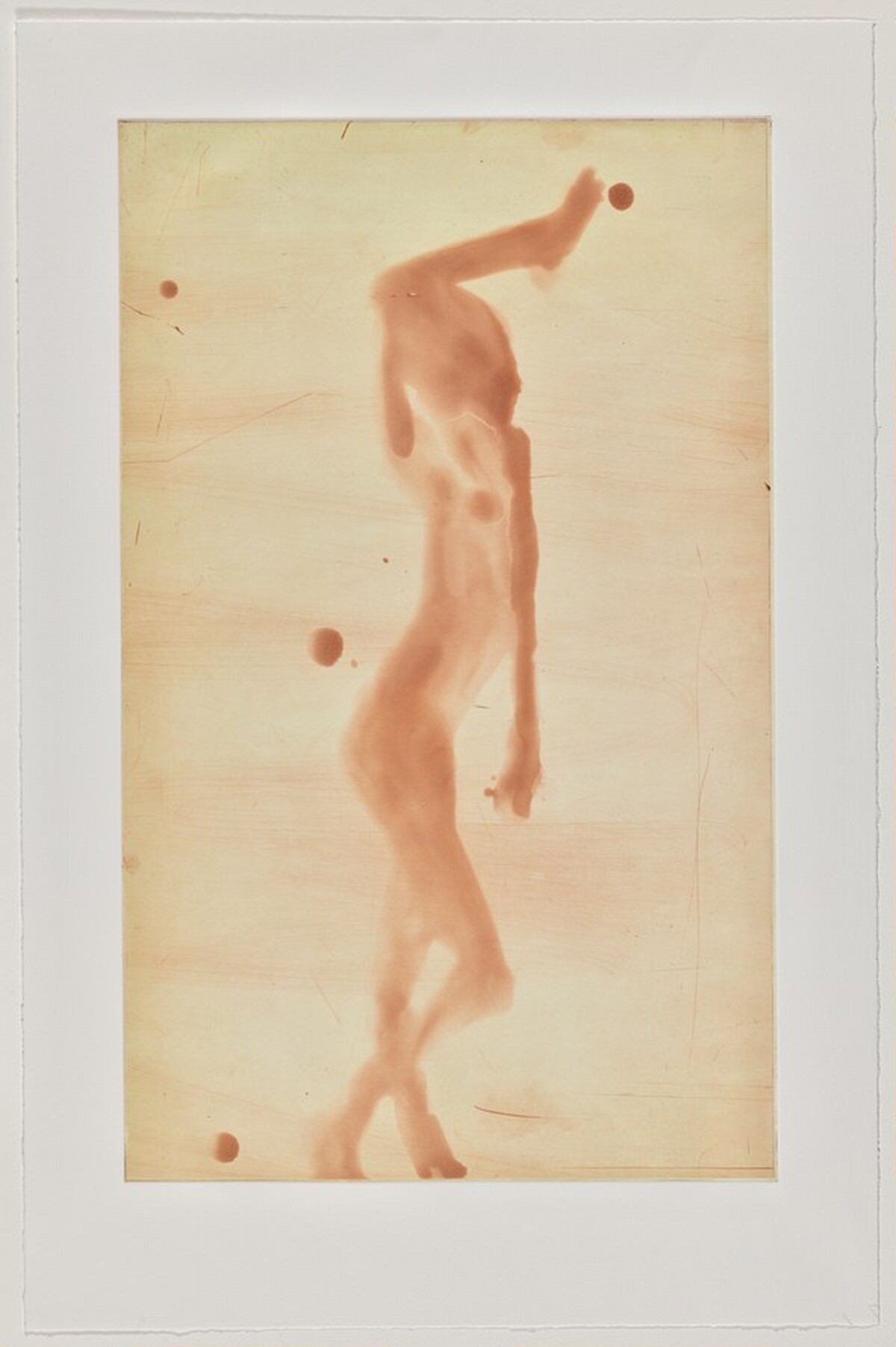 Copper Plate Nude 5 [working proof 1] by Nathan Oliveira