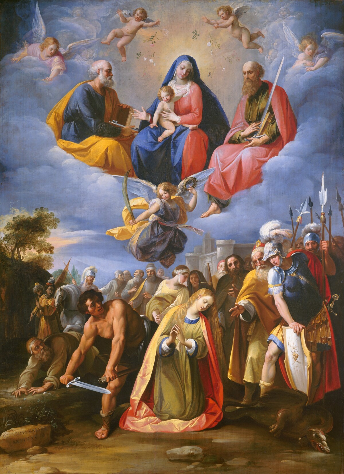 Martyrdom of Saint Margaret by Giuseppe Cesari, called Cavaliere d'Arpino