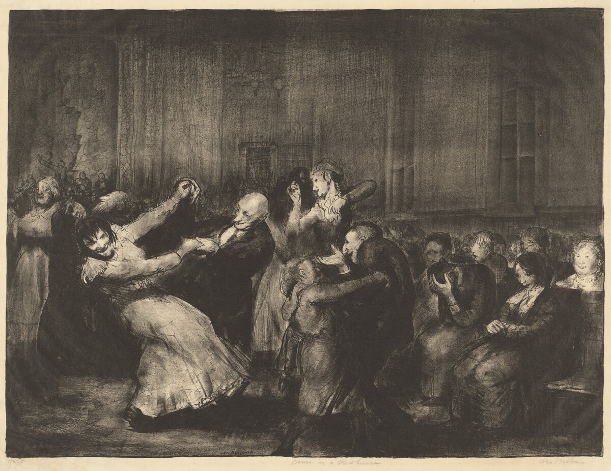 Dance in a Madhouse by George Bellows