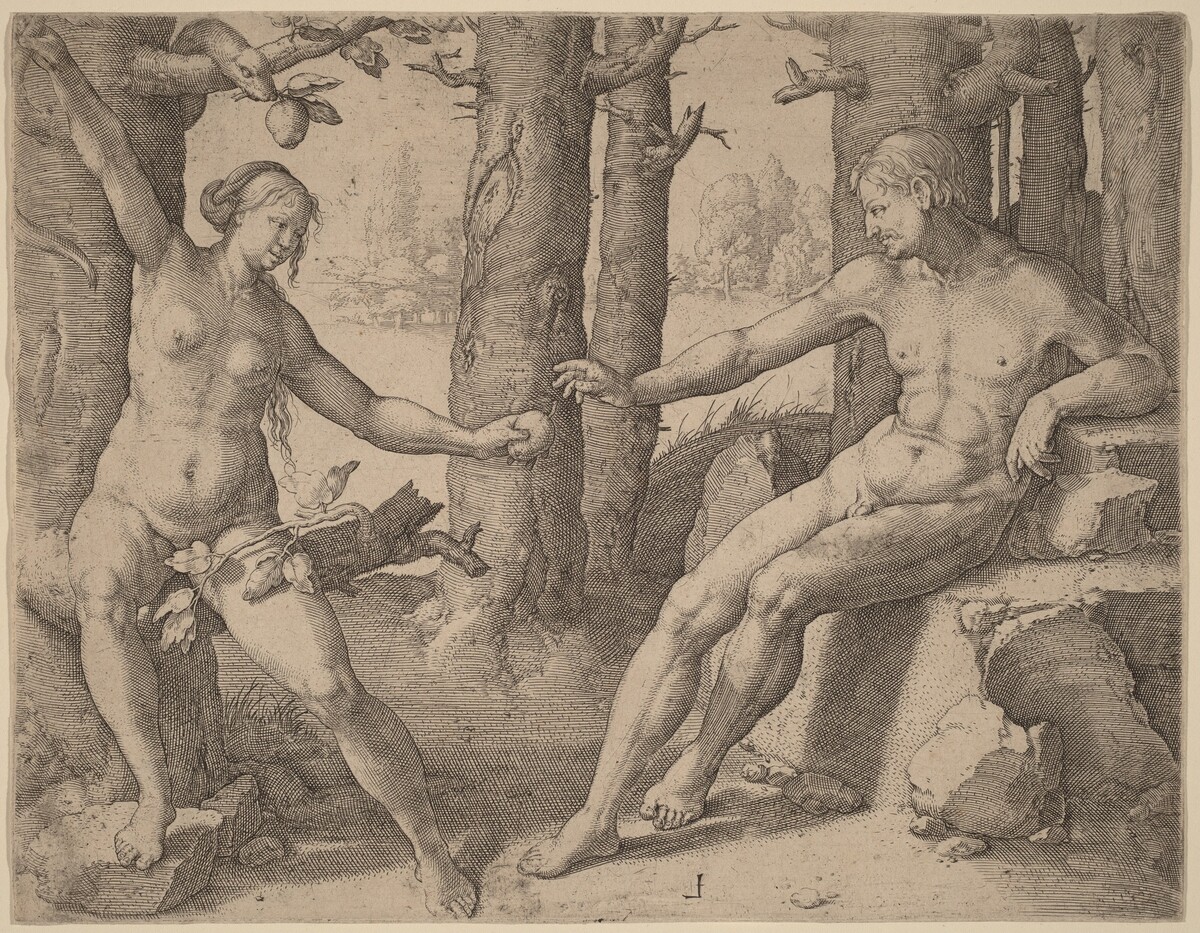 The Fall of Man by Lucas van Leyden