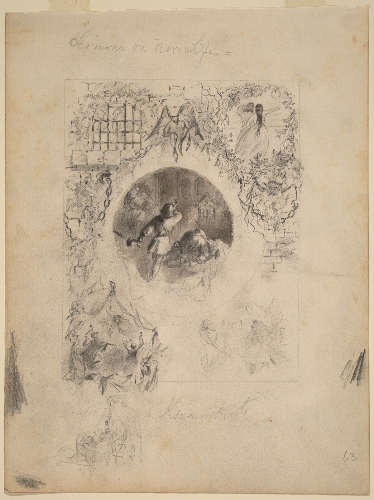Title Page for Kensworth by Alfred E. Hubbard