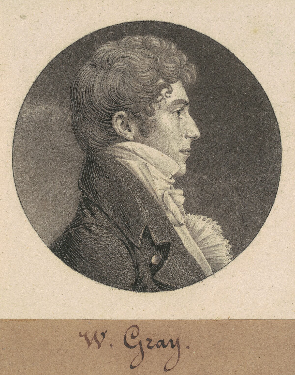 William Gray by Charles B. J. Févret de Saint-Mémin