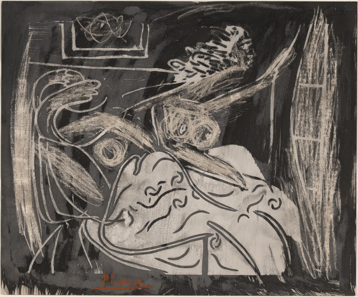 Two Women Waking Up (Deux Femmes au Réveil) by Pablo Picasso